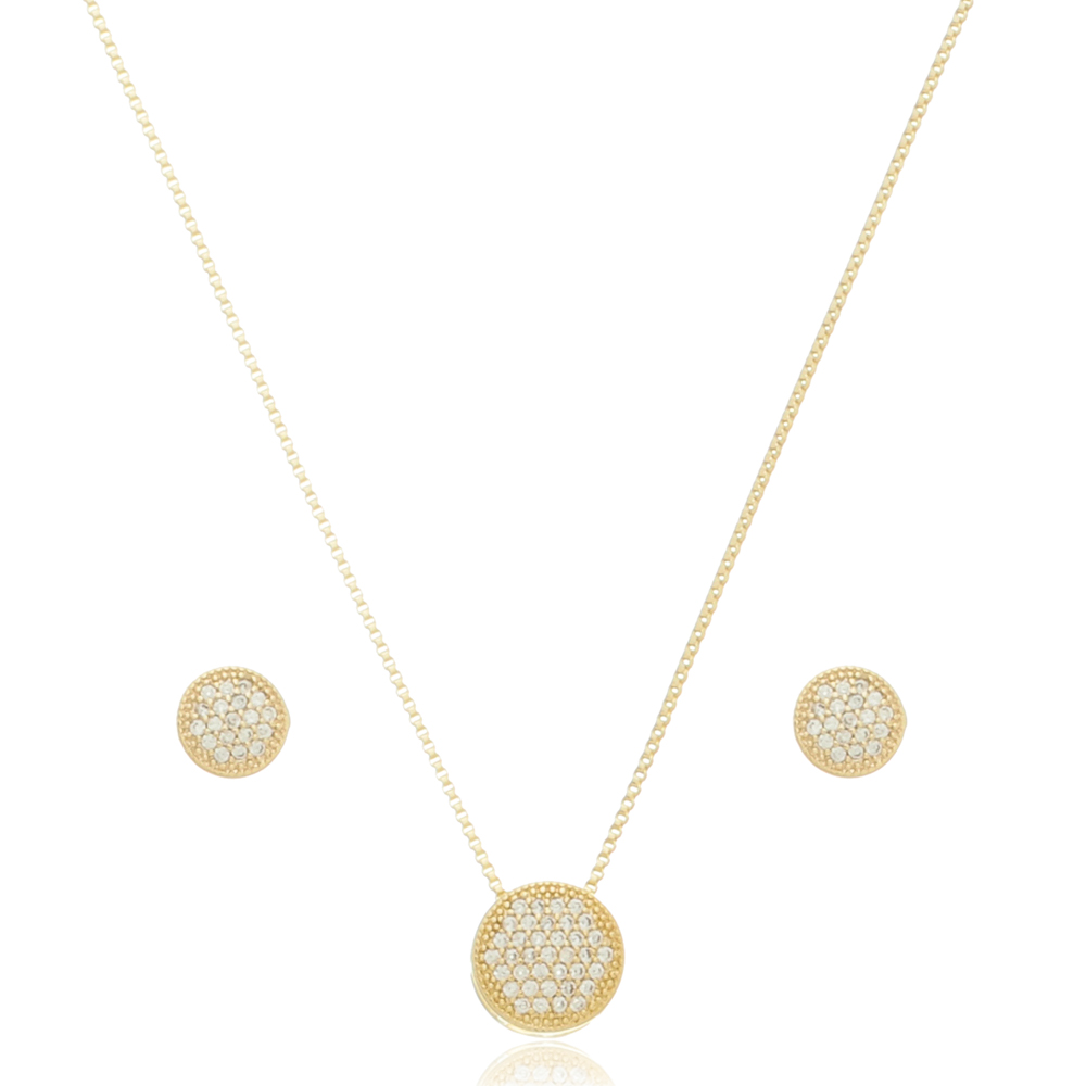 Conjunto Redondo com Zircônias